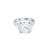 14K White Gold Diamond Engagement Ring (3.01 ct)